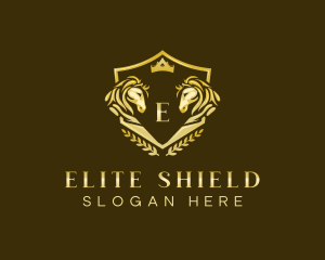 Horse Shield Royalty logo design