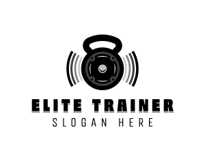 Kettlebell Weightlifter Trainer logo