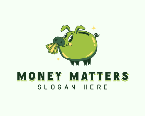 Pig Savings Cash logo design