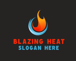 Industrial Flame Ice  logo design