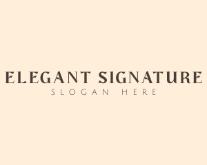 Elegant Luxury Beauty logo design