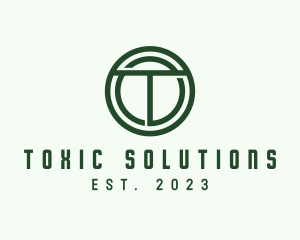 Real Estate Contractor Letter T logo design