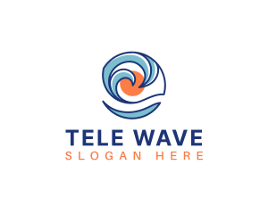 Wave Resort Beach logo design