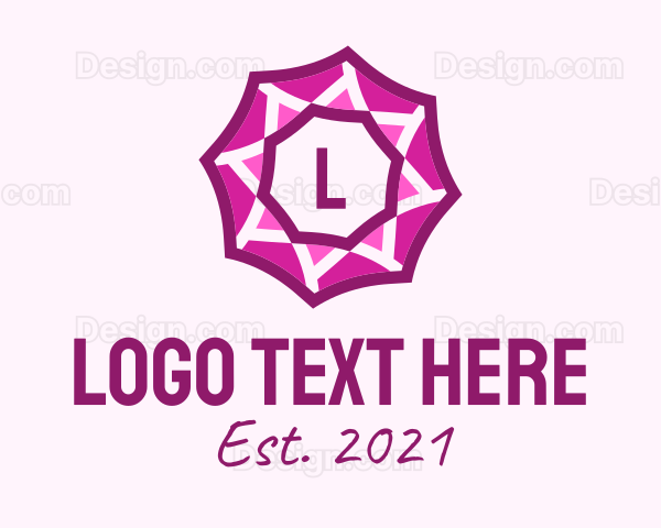 Geometric Lantern Decoration Logo
