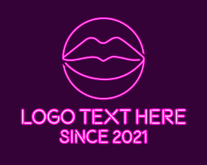 Neon Sexy Lips  logo