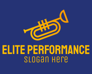 Brass Trumpet Instrument  logo