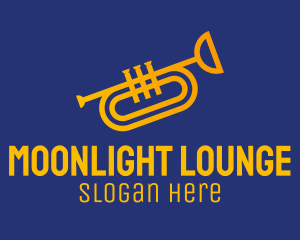 Brass Trumpet Instrument  logo design