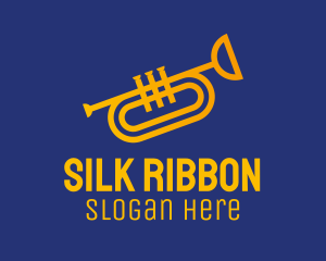 Brass Trumpet Instrument  logo design