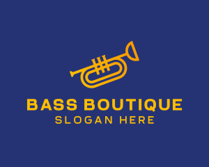 Brass Trumpet Instrument  logo