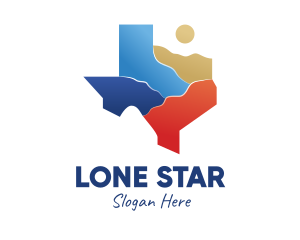 Texas State Map logo