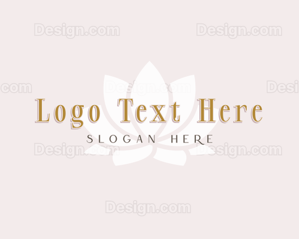 Lotus Flower Beauty Salon Logo