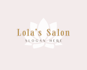 Lotus Flower Beauty Salon logo design