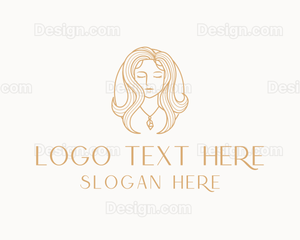 Woman Jewelry Beauty Logo