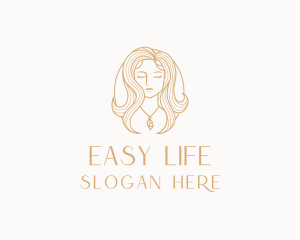 Woman Jewelry Beauty logo design