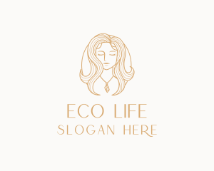 Woman Jewelry Beauty logo design