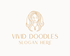 Woman Jewelry Beauty logo design