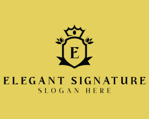 Royal Elegant Shield logo design