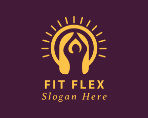 Fitness Yoga Exercise logo