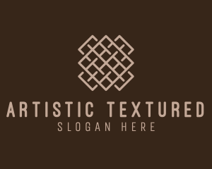 Woven Textile Pattern logo design