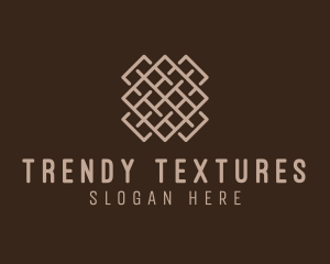 Woven Textile Pattern logo design