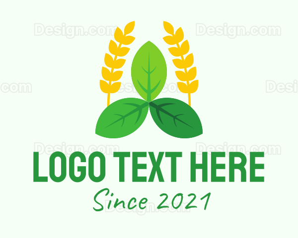 Natural Organic Farm Logo