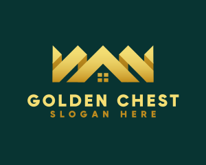 Golden Residential Realty logo design