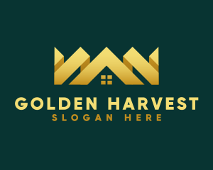 Golden Residential Realty logo design