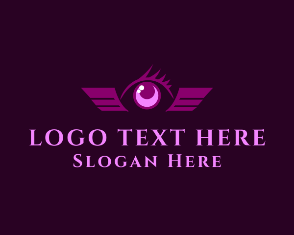 Violet Eye Wing logo