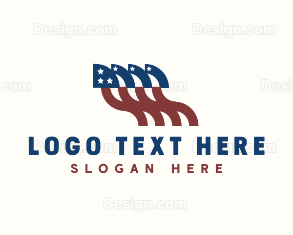 American Flag Patriot Logo