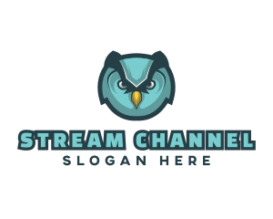 Owl Bird Streaming logo design