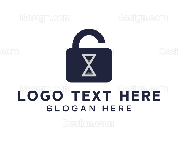 Hourglass Security Lock Logo