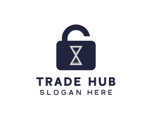 Hourglass Security Lock  Logo