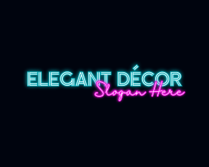 Neon Decoration Wordmark logo