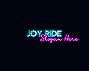 Neon Decoration Wordmark logo design