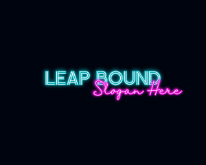 Neon Decoration Wordmark logo design