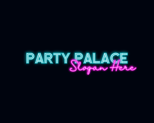 Neon Decoration Wordmark logo design