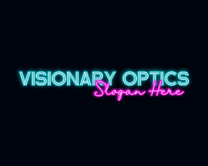 Neon Decoration Wordmark logo design