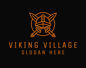 Viking Weapon Armor logo design