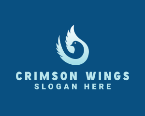 Blue Dove Wings logo design