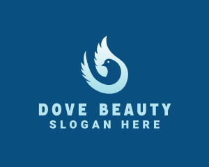 Blue Dove Wings logo design