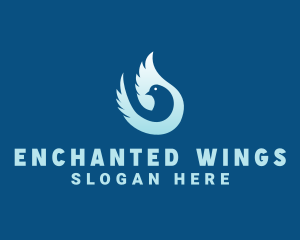 Blue Dove Wings logo design