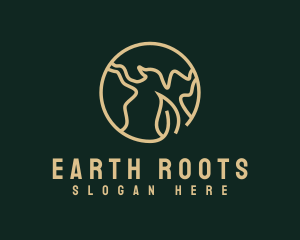 Sustainable Leaf Earth logo design