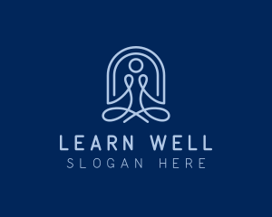 Yoga Wellness Meditation  logo design