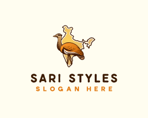 India Nature Bird logo