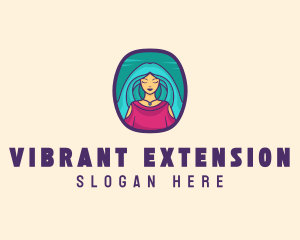 Cartoon Woman Avatar logo design