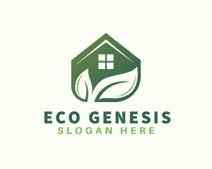 Natural House Leaves logo design