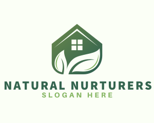 Natural House Leaves logo design