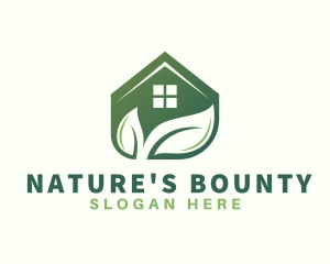 Natural House Leaves logo design