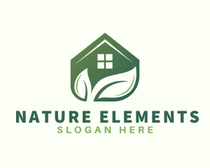 Natural House Leaves logo design