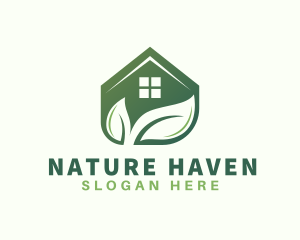 Natural House Leaves logo design